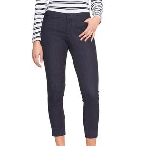 Banana Republic Sloan Crop Dark Wash 6 Petite